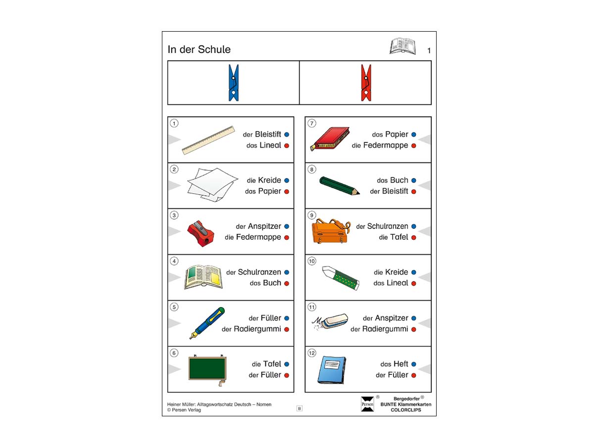 COLORCLIPS - DaZ: Alltagswortschatz - Nomen