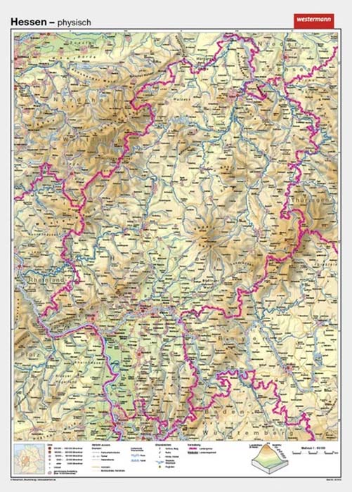 Hessen - physisch / politisch
