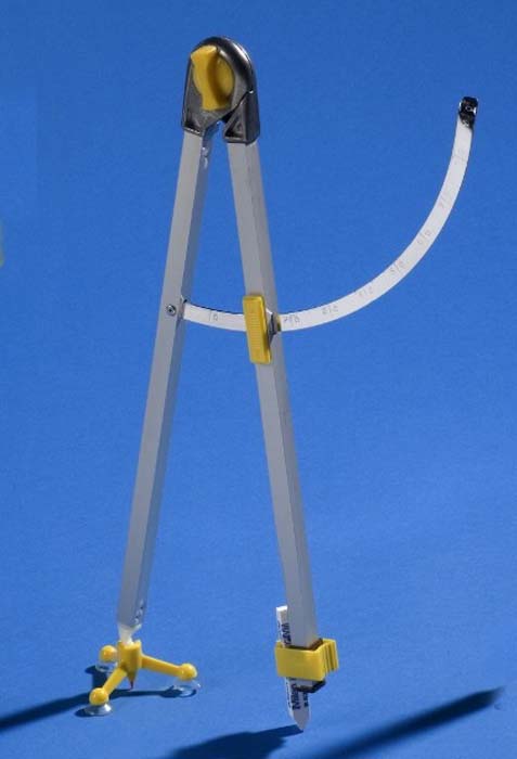 Zirkel - Alu mit Alu-Gradbogen Zirkel - Alu mit Alu-Gradbogen