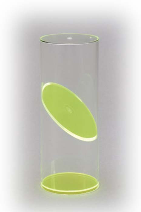 Zylinder (geschlossen) mit Ellipsenschnitt Zylinder (geschlossen) mit Ellipsenschnitt