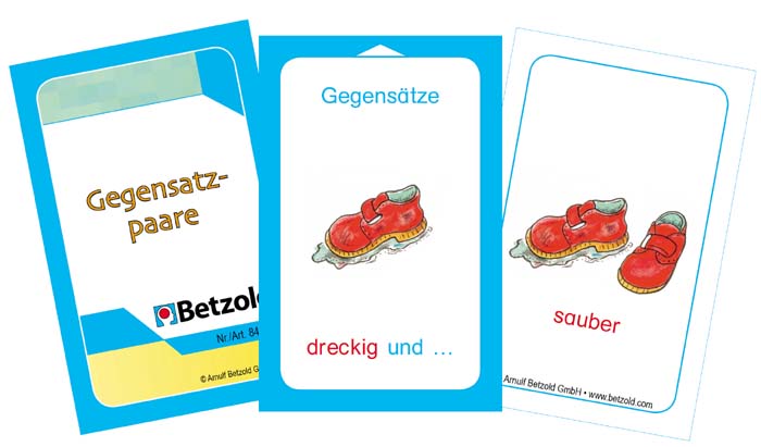 Gegensatzpaare - Karten-Set für den Magischen Zylinder