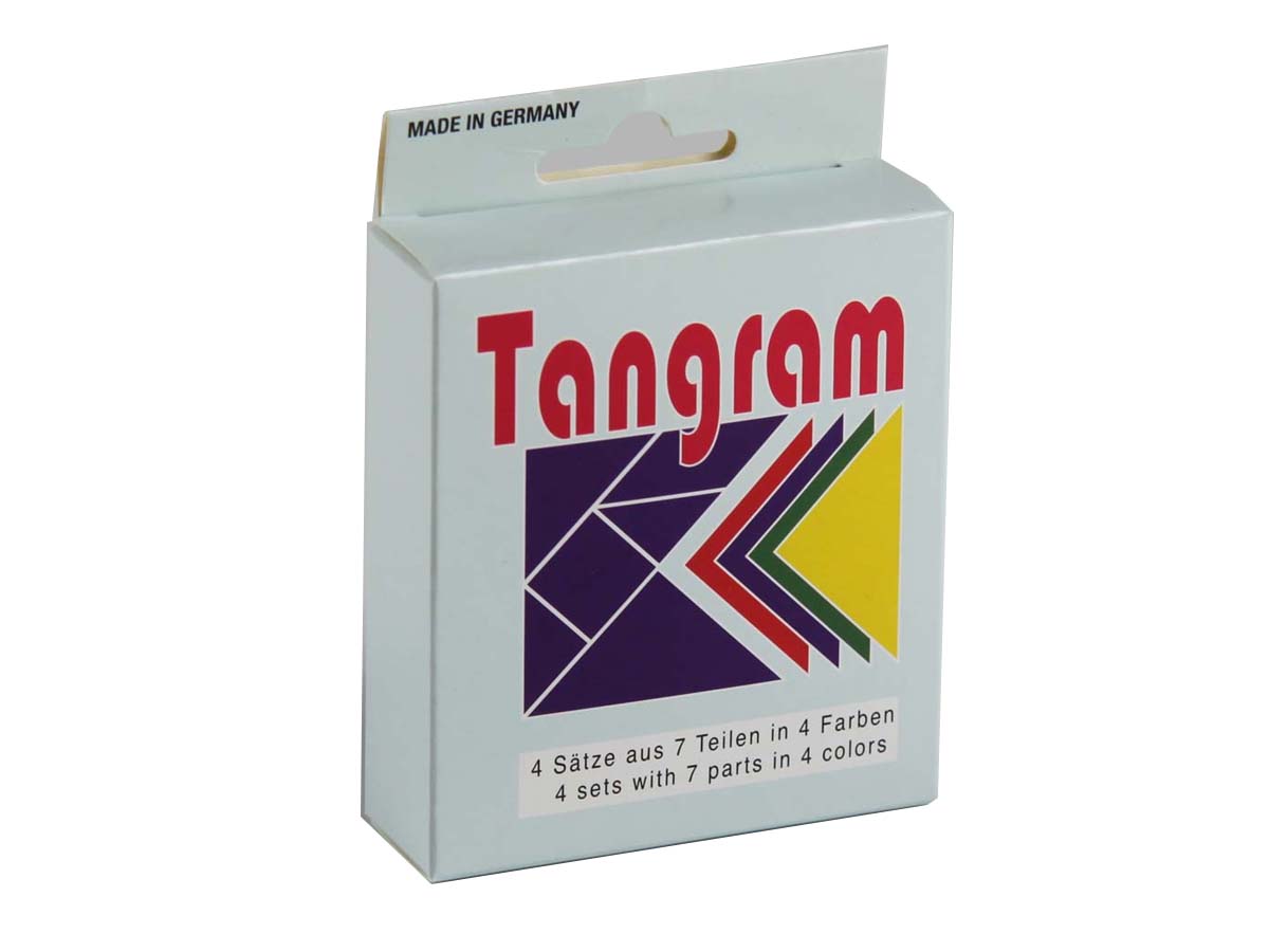 Schüler-Tangram in 4 Farben