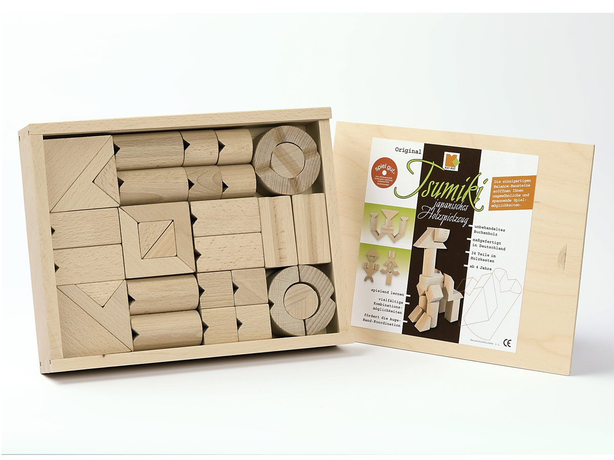 Japanischer Holzbaukasten Tsumiki