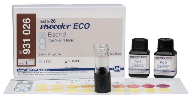 VISOCOLOR ECO Eisen 2 Testbesteck