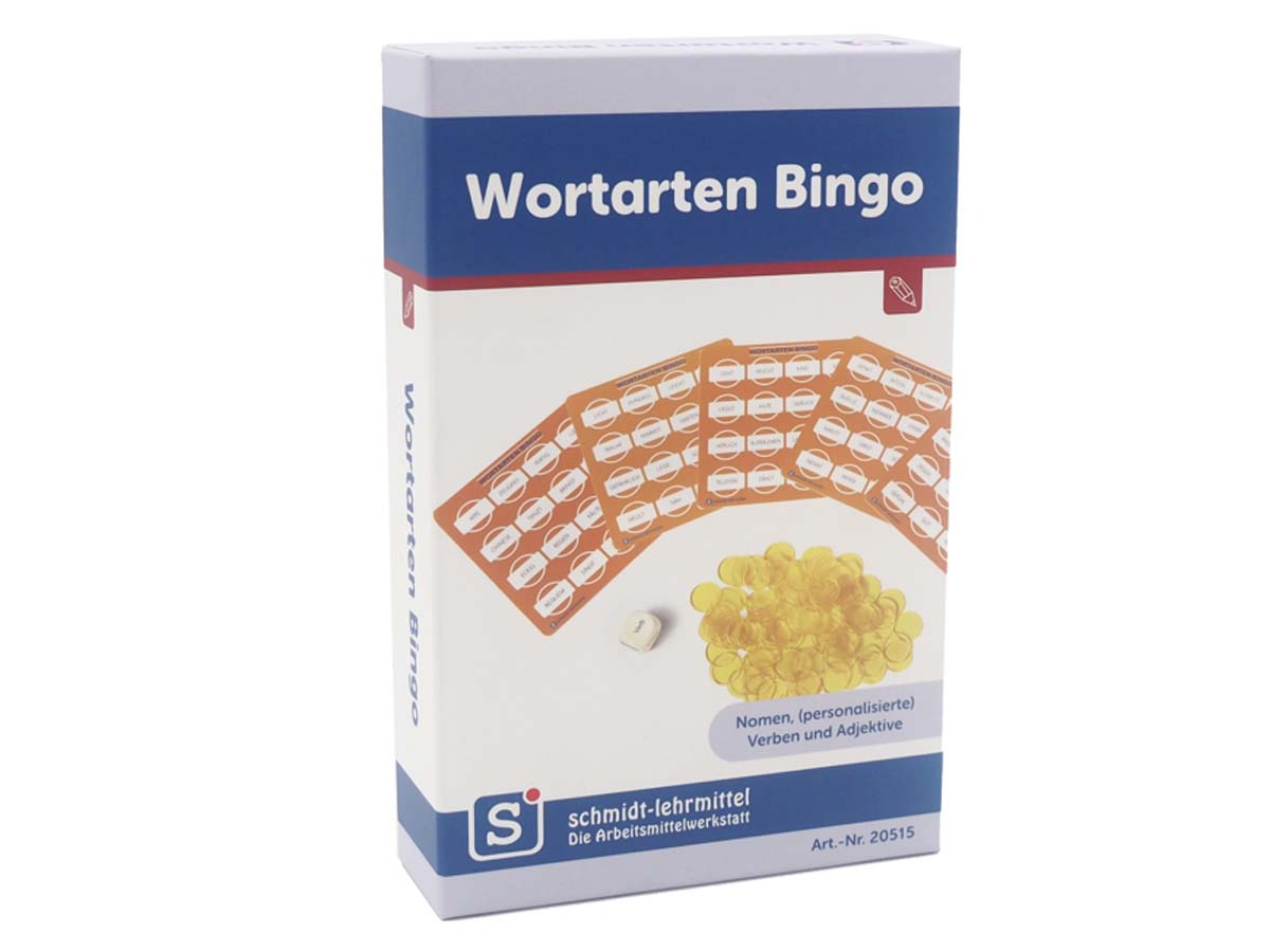Wortarten Bingo