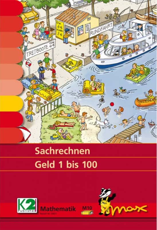 Max Lernkartenset Sachrechnen Geld 1 bis 100