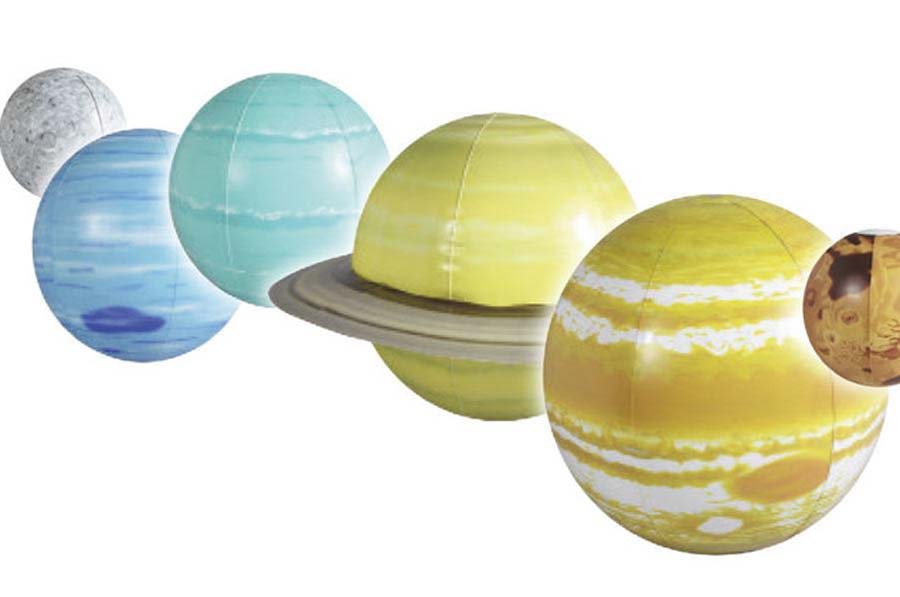 Sonnensystem zum Aufblasen Sonnensystem zum Aufblasen