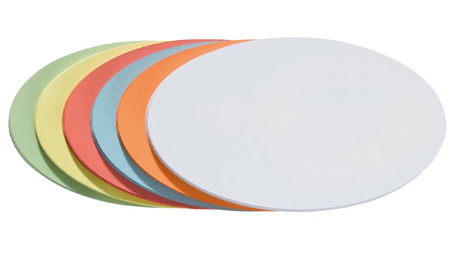 Moderations-Karten - Oval Moderations-Karten - Oval