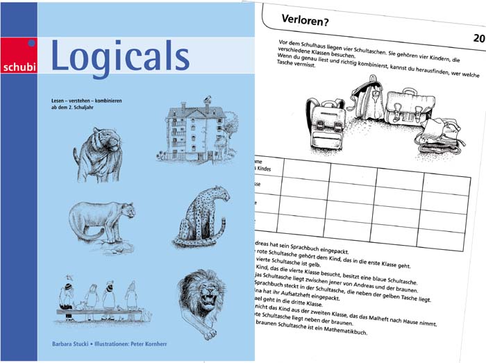 Logicals-Denksportaufgabe - ab 2. Schuljahr