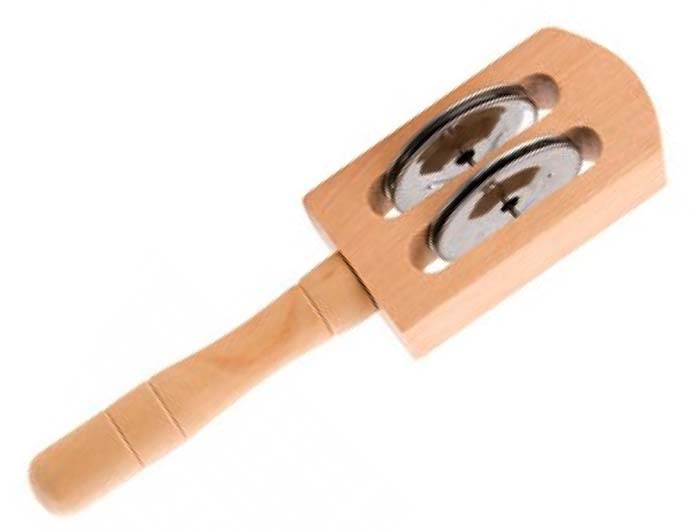 Schellenstab - 2 Paar Schellen Schellenstab - 2 Paar Schellen