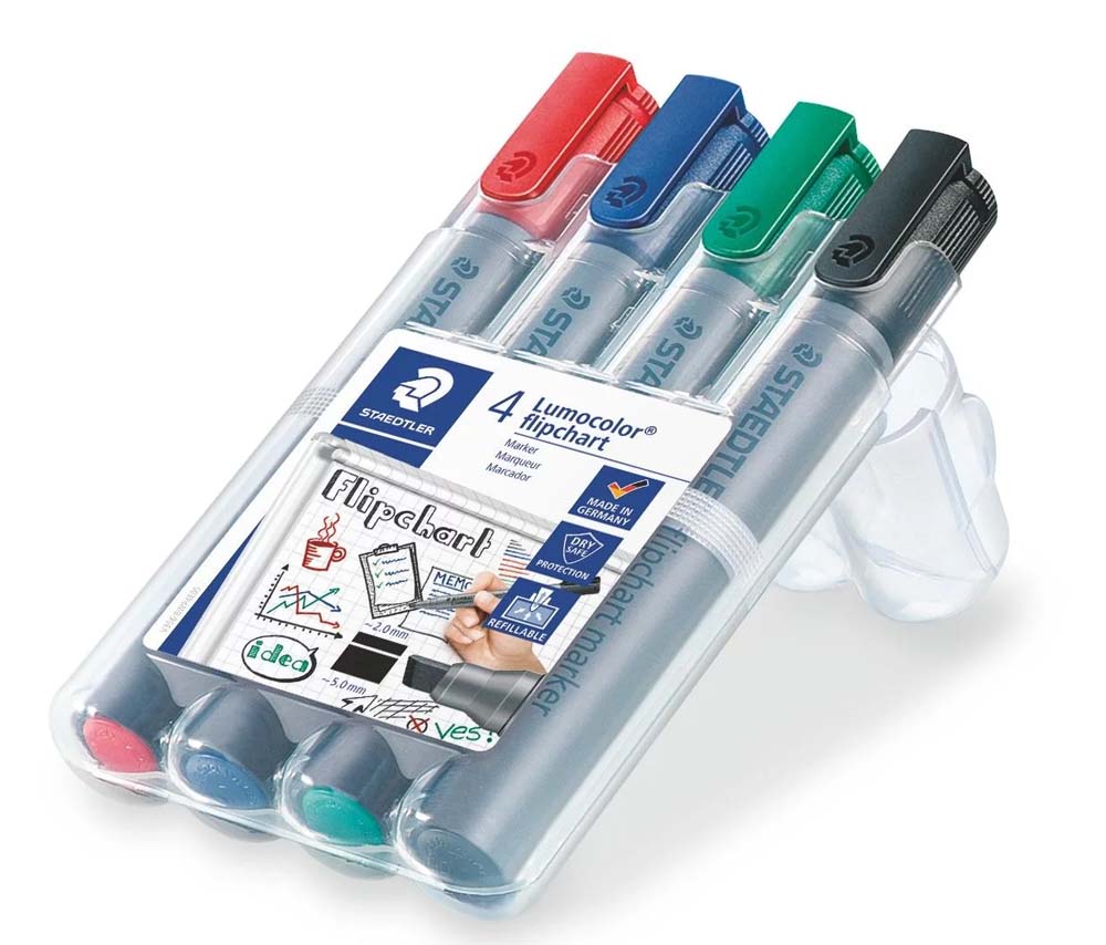 Flipchart-Marker mit Keilspitze Flipchart-Marker mit Keilspitze