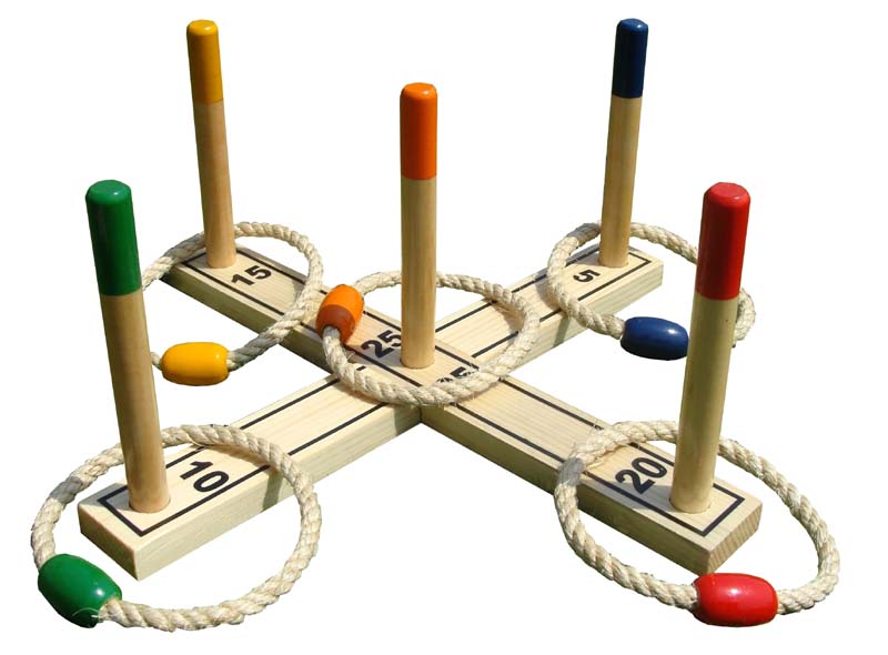 Ringwurfspiel in Holzausführung Ringwurfspiel in Holzausführung
