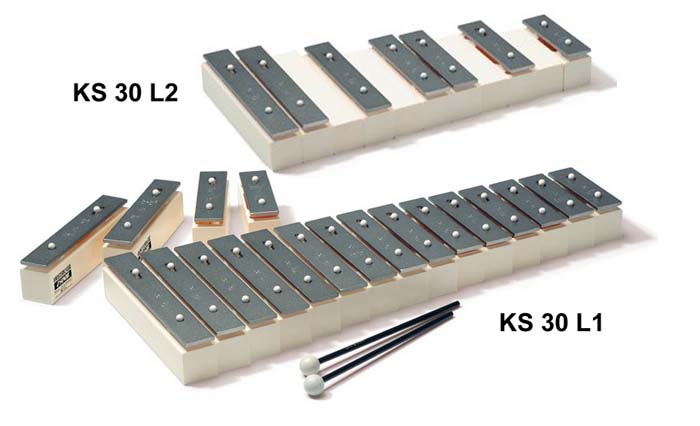 Klingende Stäbe - Metall - Sopran Set