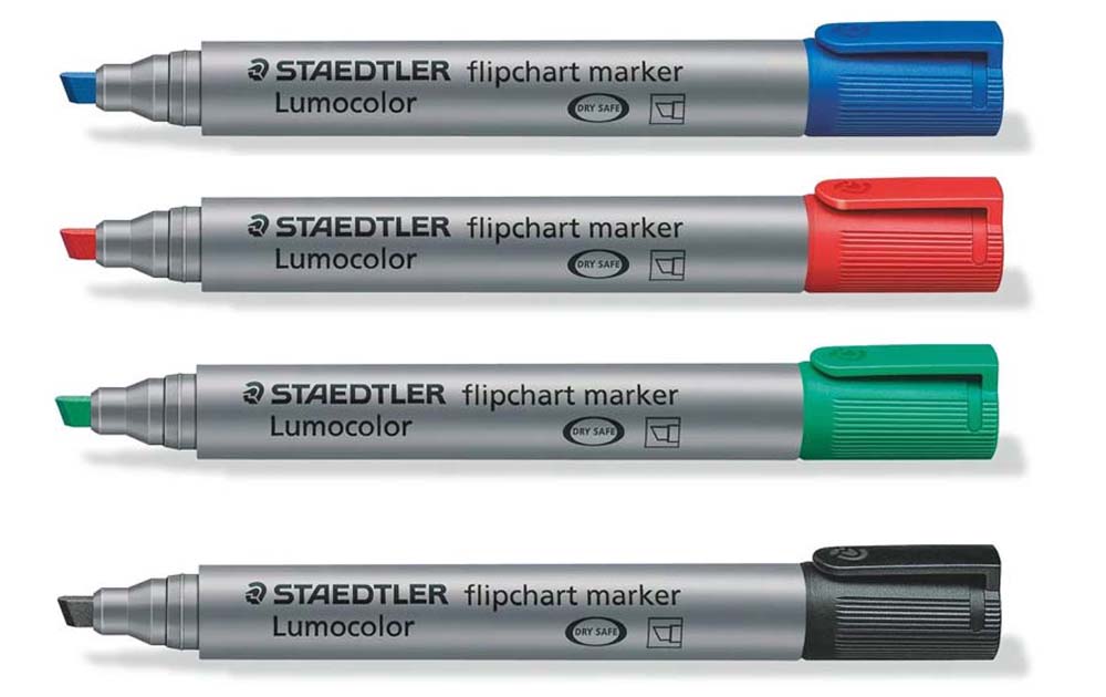 Flipchart-Marker mit Keilspitze Flipchart-Marker mit Keilspitze