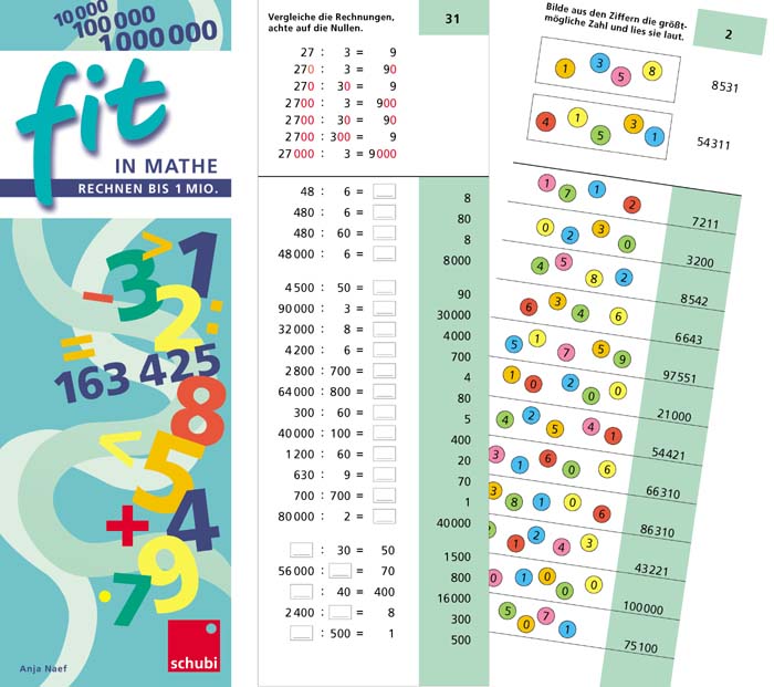 FIT in Mathe - Rechnen bis 1 Mio.