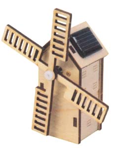 Mini Solar Windmühle