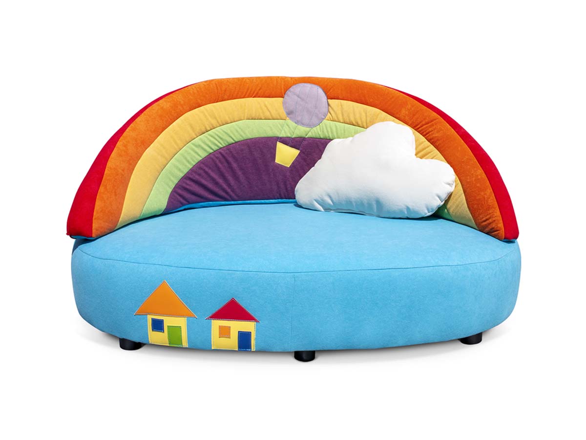 Kindersofa Regenbogen