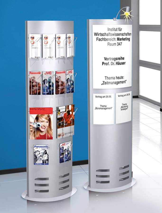Info-Säule Tec-Art - klein breit Info-Säule Tec-Art - klein breit