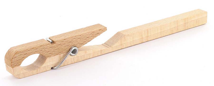 Reagenzglashalter aus Holz Reagenzglashalter aus Holz