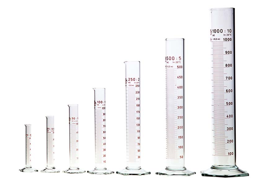 Messzylinder aus Borosilikatglas 3.3