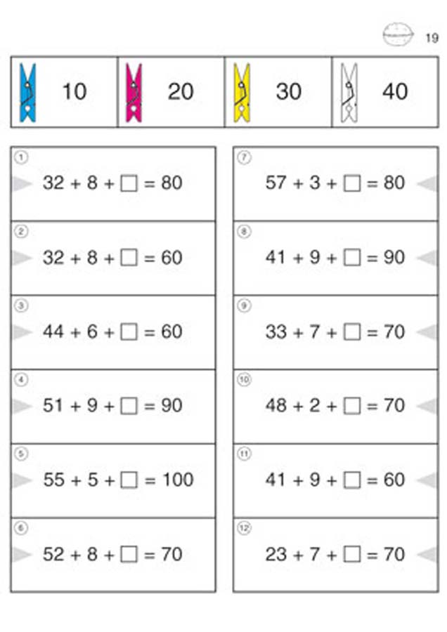 COLORCLIPS - Einfaches Addieren und Subtrahieren bis 100