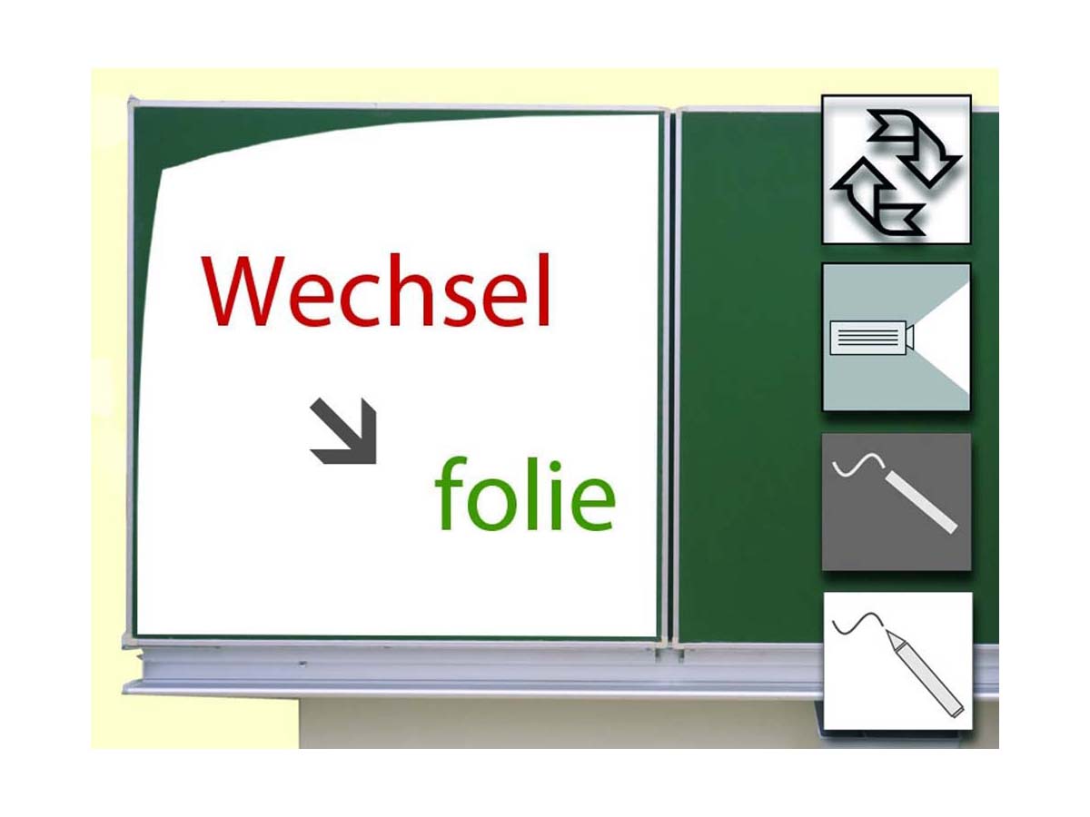 Whiteboardfolie eigenmagnetisch