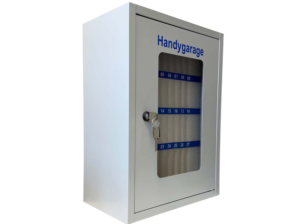 Handytresor aus Stahl mit 36 Slots mit Zylinderschloss